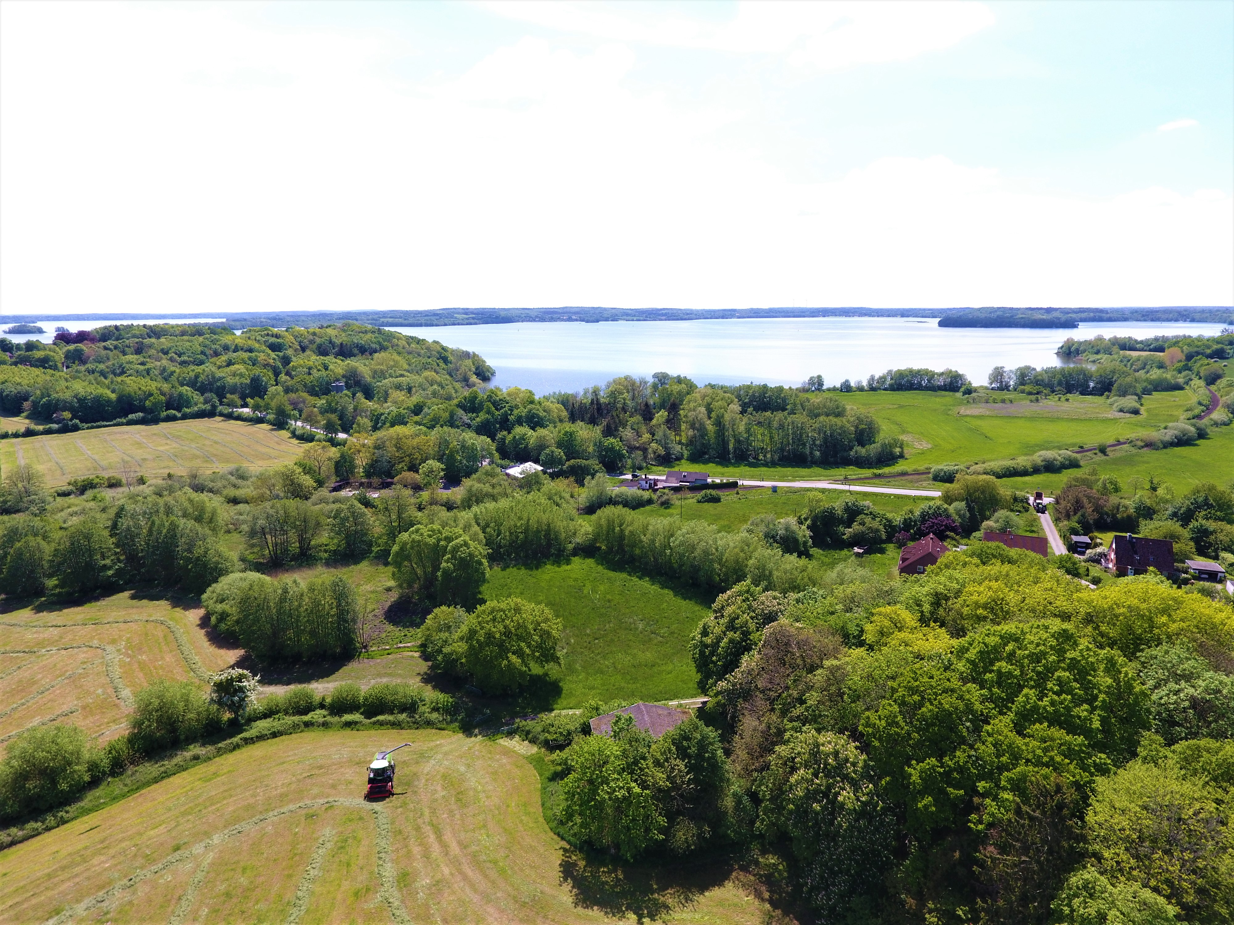 Luftaufnahme richtung Großer Plöner See